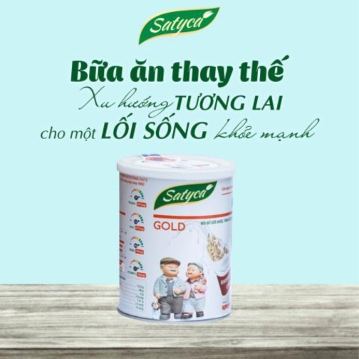 Sữa yến mạch Satyca Gold bữa ăn vàng cho người cao tuổi hộp 410g